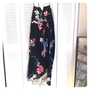 Strapless flower dress